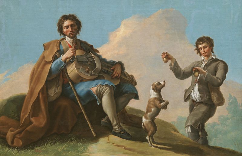Ramón Bayeu, "El ciego músico", (1786)