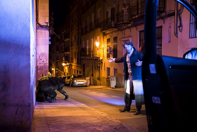 El francés y el afrancesado, por Madrid.