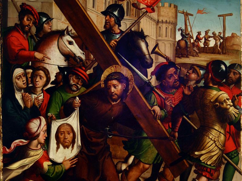 'Jesús con la cruz a cuestas', de Juan Corre de Vivar (entre 1537 y 1538)