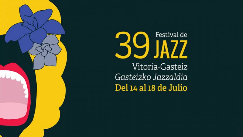 Cartel del 39ª Festival de Jazz de Vitoria-Gasteiz.