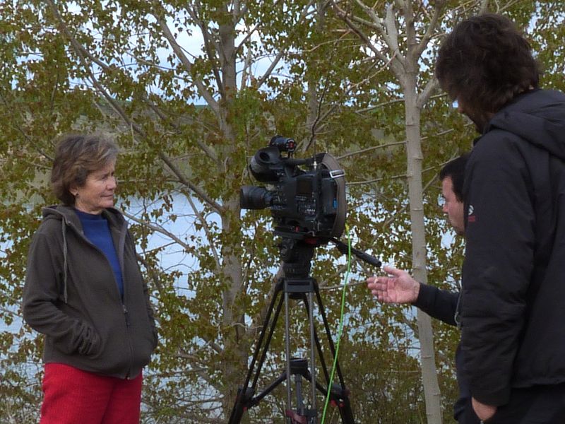 Rodando en el embalse