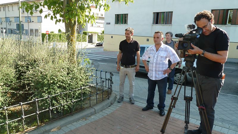 Con Slavey e Iván, técnico de Rais Fundación