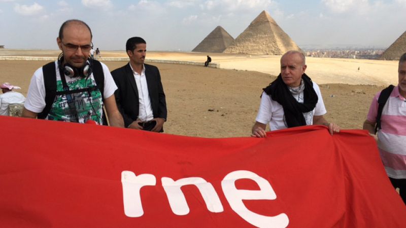 'Espacio en blanco', desde el templo de Luxor en Egipto