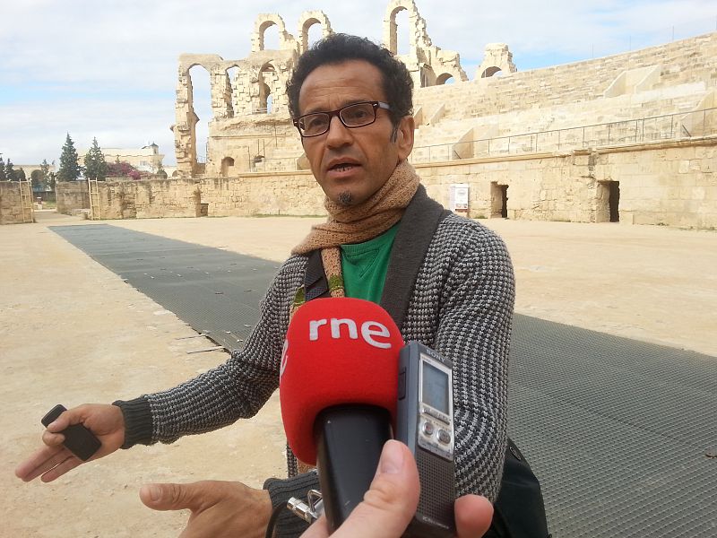 Recorremos el anfiteatro de El Jem.