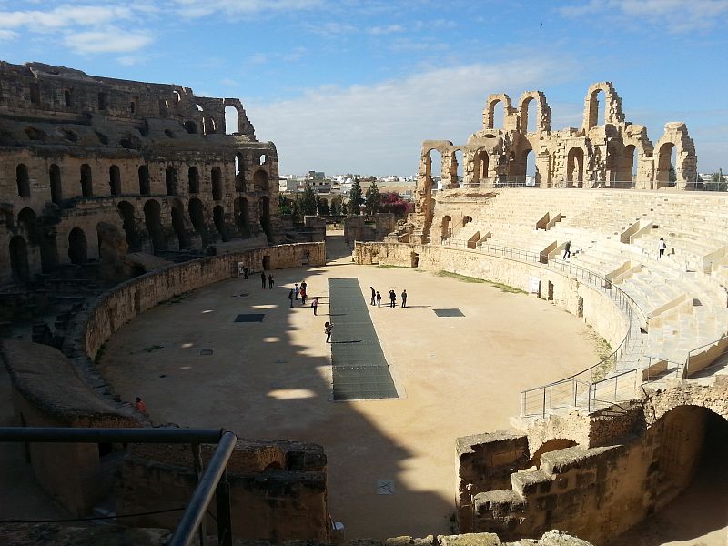 Anfiteatro romano de El Jem.