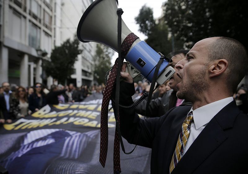 Centenares de abogados que ejercen como autónomos también están participando en la protesta