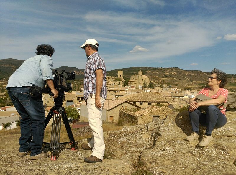 Haciendo una panorámica de Luesia