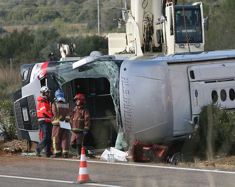 Accidente de autobús en Tarragona