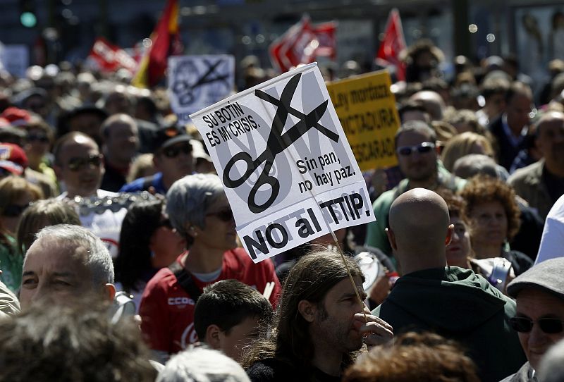 "No a los recortes", en el Día Del Trabajo