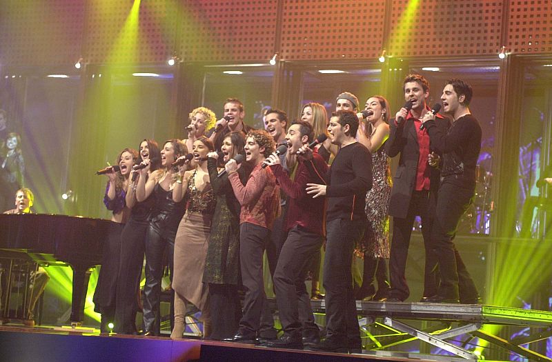 Final de 'Operación Triunfo', con los concursantes cantando su hit 'Mi música es tu voz'