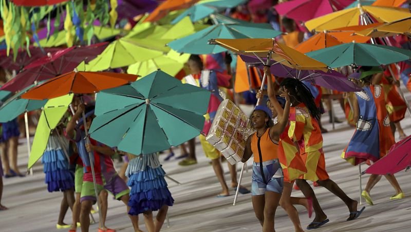 La playa de Río, presente en la Inauguración de los Juegos Paralímpicos