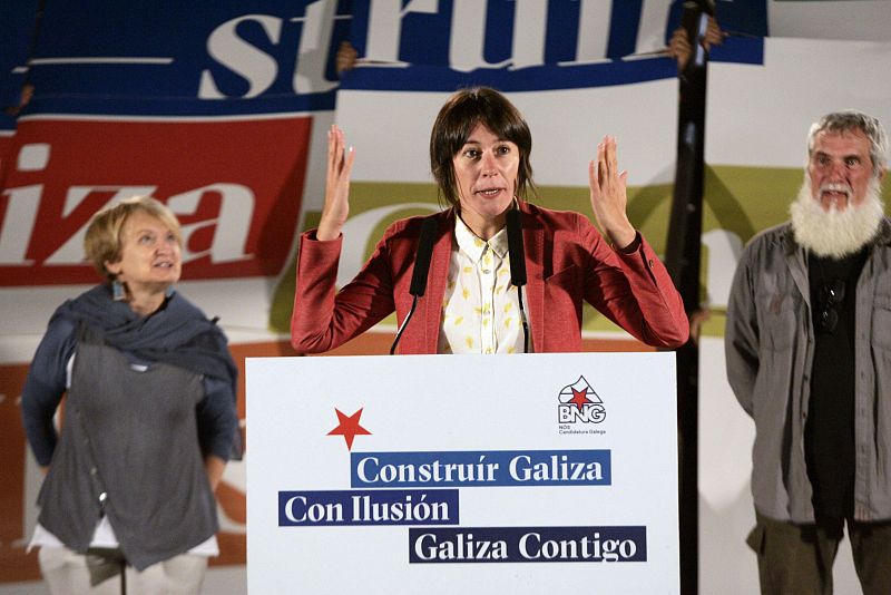 La cadidata a la Xunta por el BNG, Ana Pontón, ha hecho un llamamiento para que los gallegos apuesten por "los partidos propios".