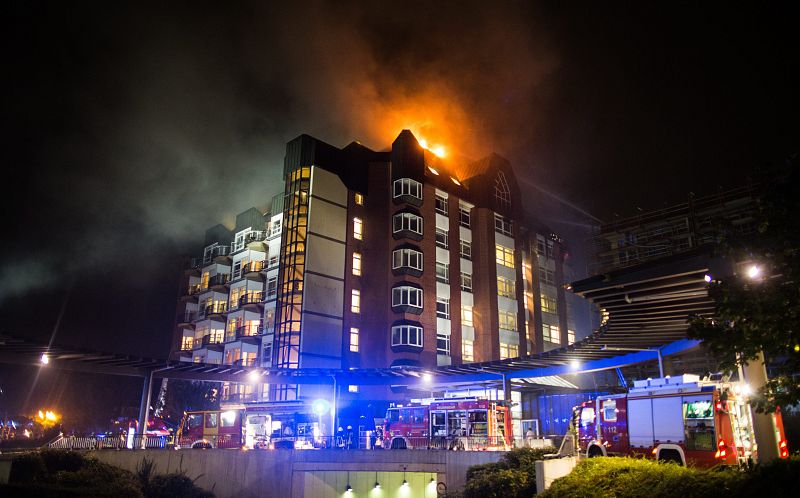 DOS PERSONAS MUERTAS EN UN INCENDIO EN UN HOSPITAL