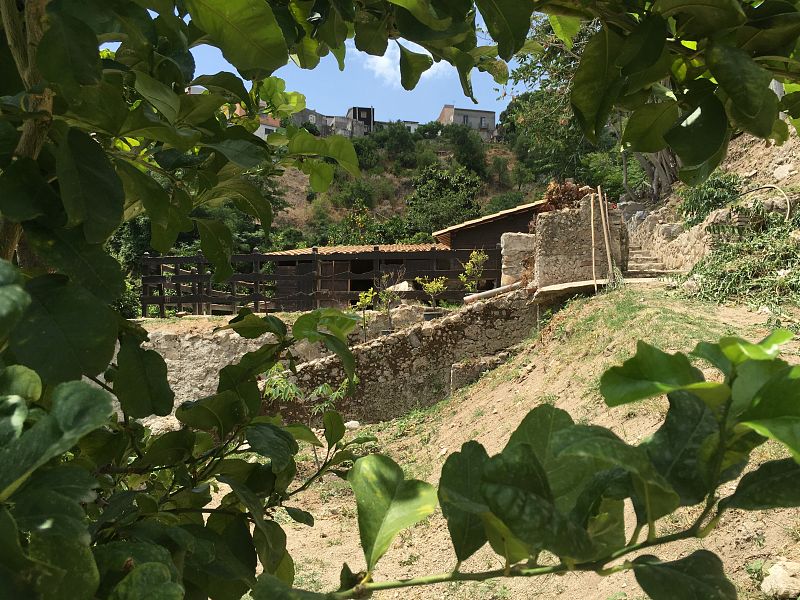 Vista de Riace desde abajo