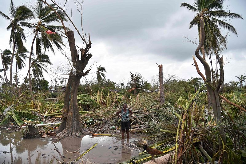 El paso del huracán Matthew, en imágenes