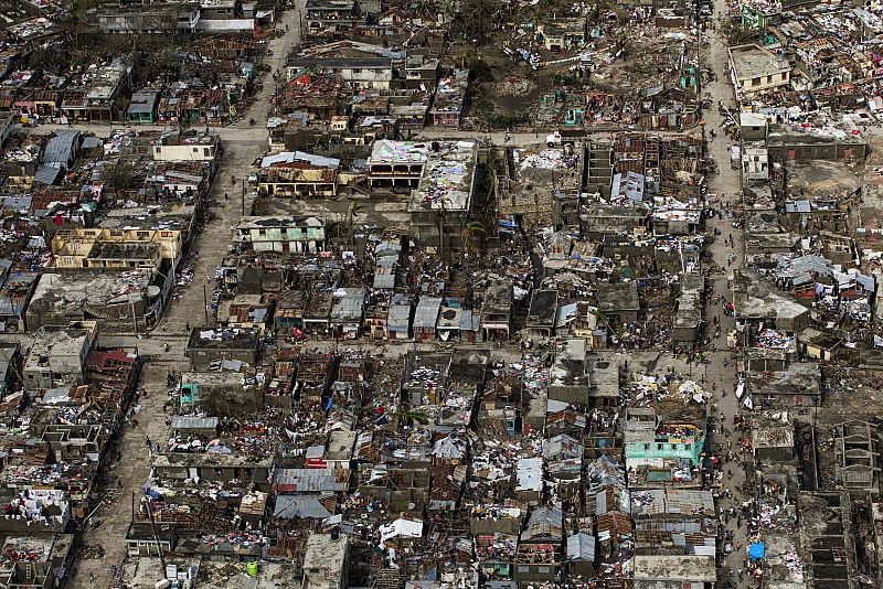 La ciudad de Jeremie, en el oeste de Haití, ha sufrido la mayor destrucción a consecuencia del huracán Matthew