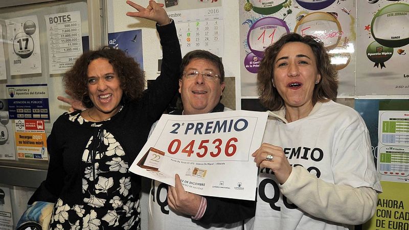 Premiados del segundo premio en Albacete.