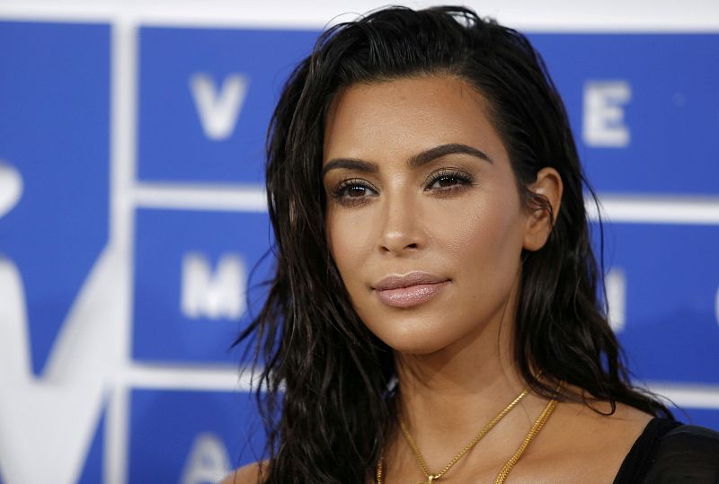FILE PHOTO -  Kim Kardashian arrives at the 2016 MTV Video Music Awards in New York