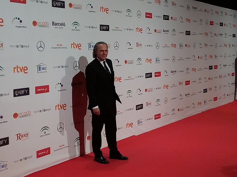 El actor José Coronado, uno de los invitados a la ceremonia de entrega de los Premios José María Forqué 2017, posa en la alfombra roja