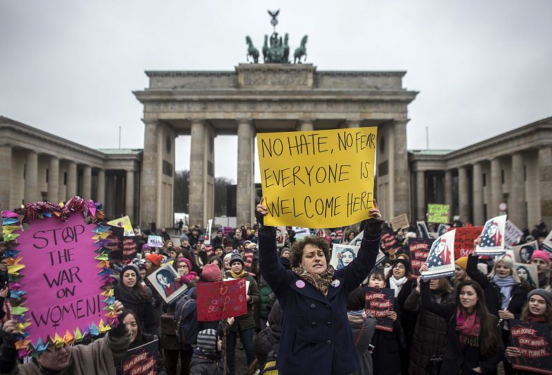 La "Marcha de las Mujeres" se repite en ciudades de todo el mundo