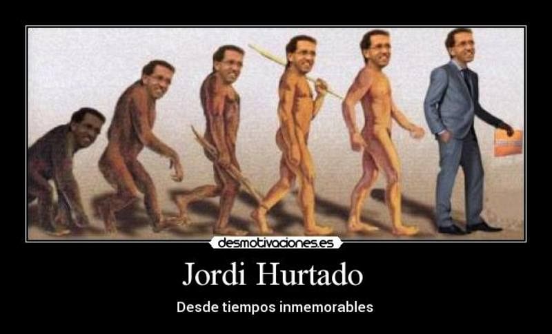   De Jordi Hurtado dicen que está siempre casi igual, la misma joven sonrisa sin apenas atisbo de cambio a lo largo de dos décadas...