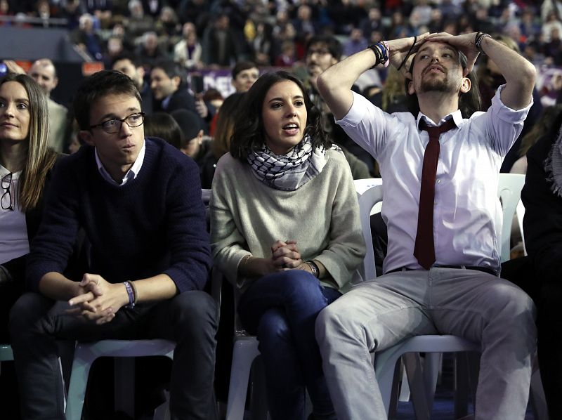 Errejón, Montero e Iglesias