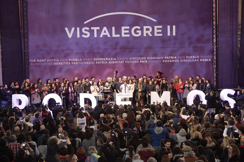 Foto de "familia" del conjunto de Podemos