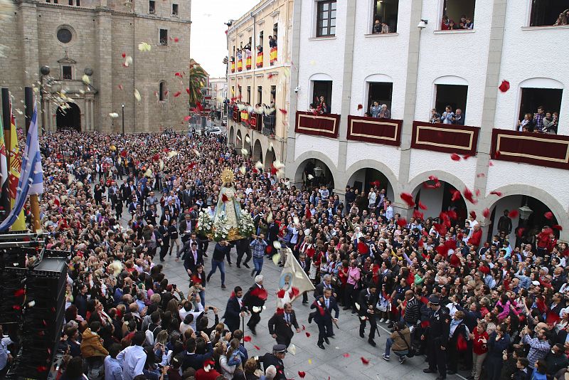 La Carrerita en Villanueva de la Serena el Domingo de Resurrección