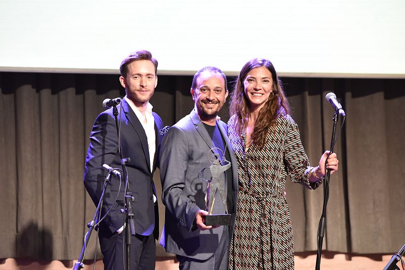 Pablo Rivero, Luis Callejo y Núria Prims gala