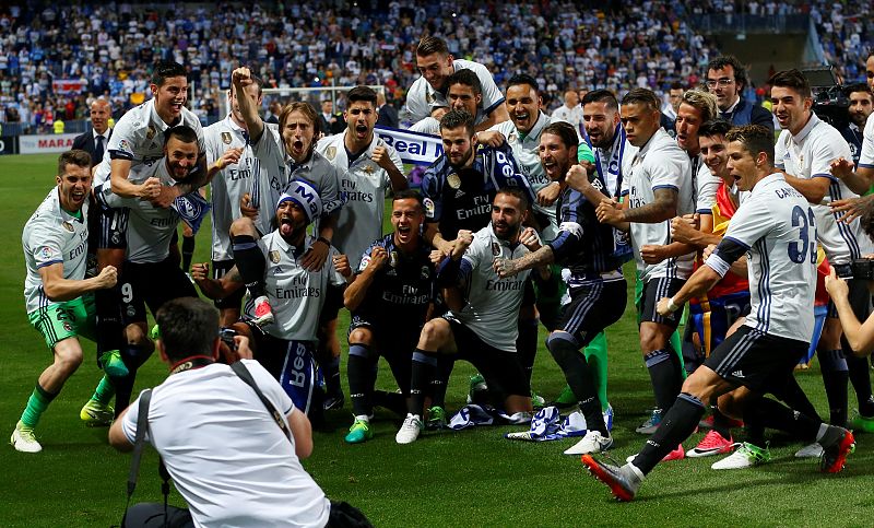 El Real Madrid celebra su 33ª Liga