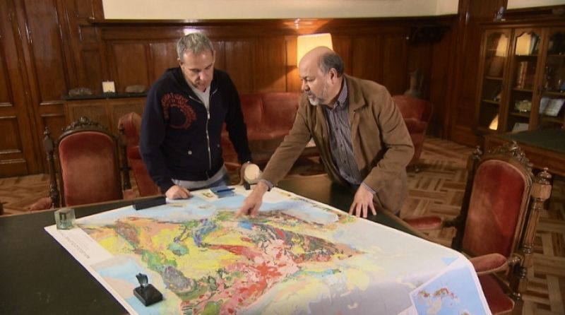 En el Instututo Geológico Minero nos muestran el mapa geológico de España