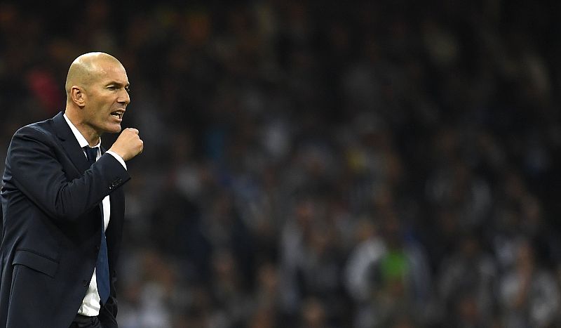 Zidane, al mando del Madrid.