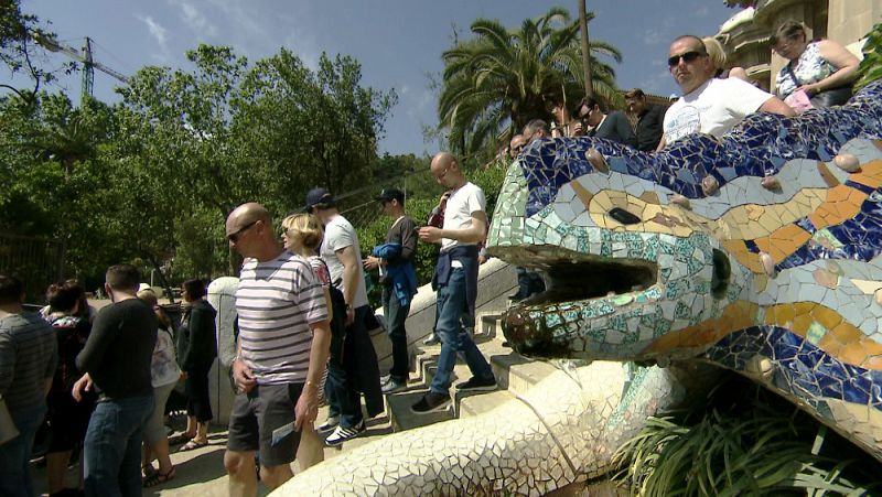 El park Güell de Barcelona ha reducido en seis millones las visitas turísticas anuales