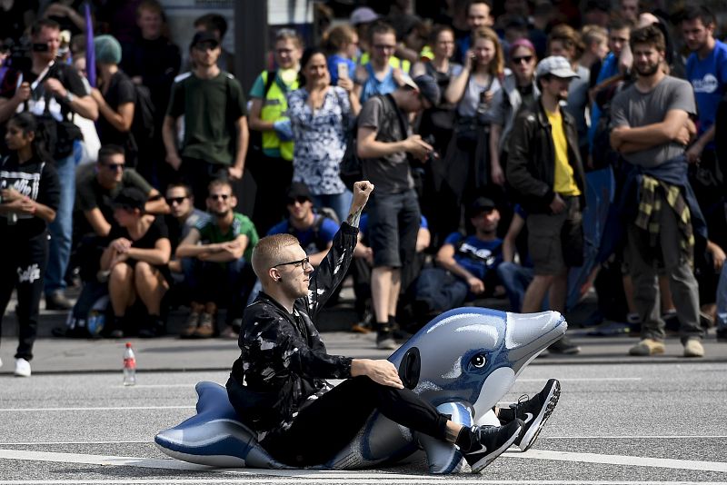 PROTESTAS CONTRA LA CELEBRACIÓN DE LA CUMBRE DLE G20