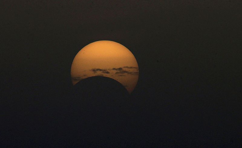 El eclipse solar en Gran Canaria