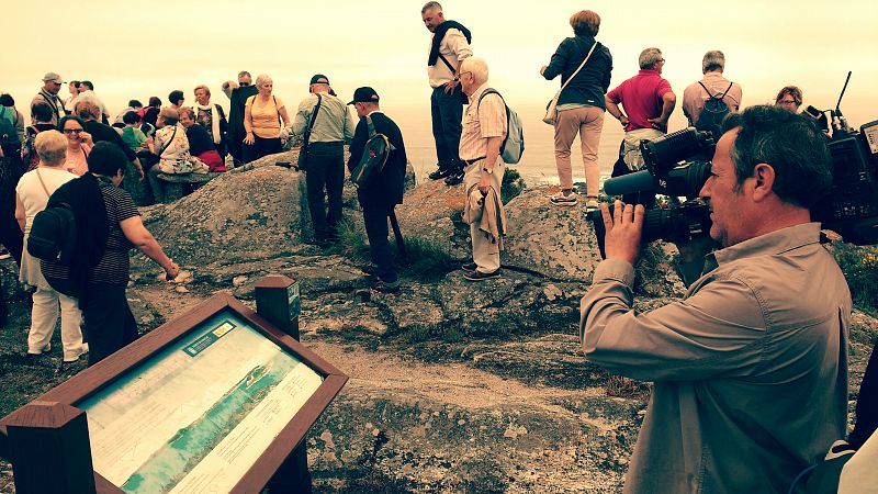 Turistas en el mirador de Fedorentos