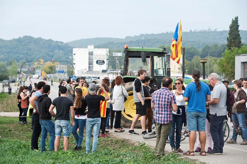 Huelga general en Cataluña