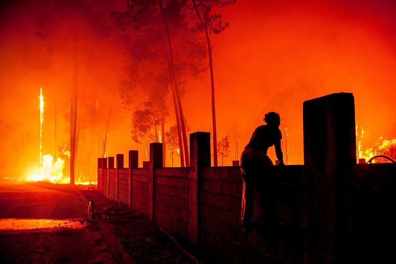 Incendio en Vieira de Leiria