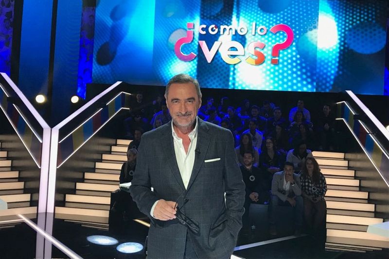 Carlos Herrera en el plató de '¿Cómo lo ves?'