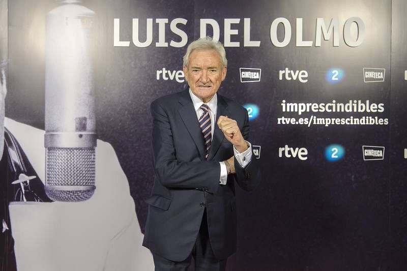  El periodista Luis del Olmo, en la presentación del documental sobre su vida y su carrera en la radio española