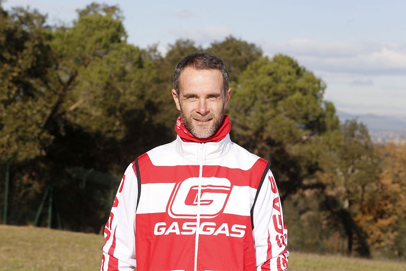 Imagen del piloto francés del 'Gas Gas Team' Johnny Aubert.