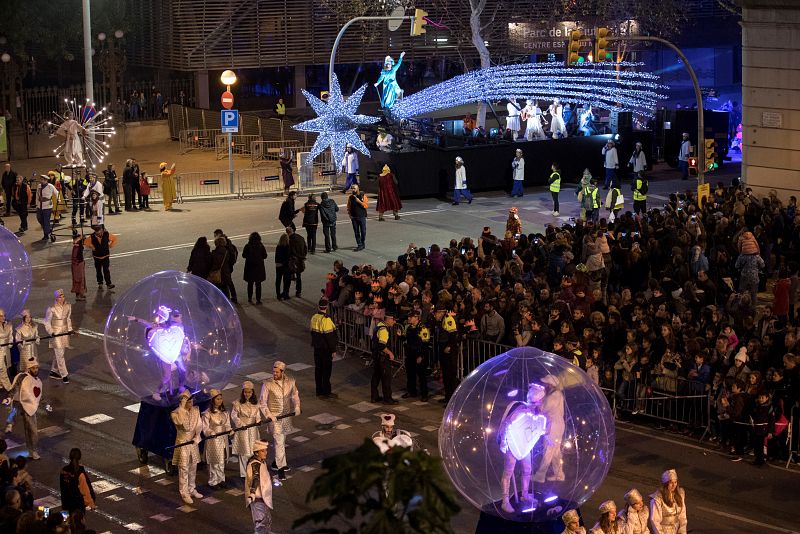 Cabalgata de Reyes en Barcelona