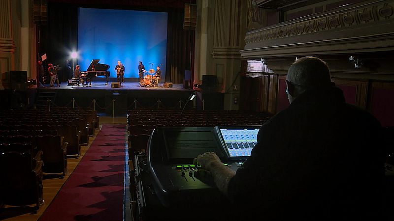 Pruebas de sonido de MAP en el Teatro Isabel la Católica