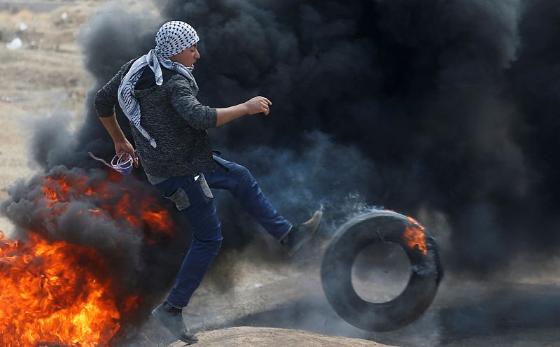 Protestas contra la embajada estadounidense en Jerusalén