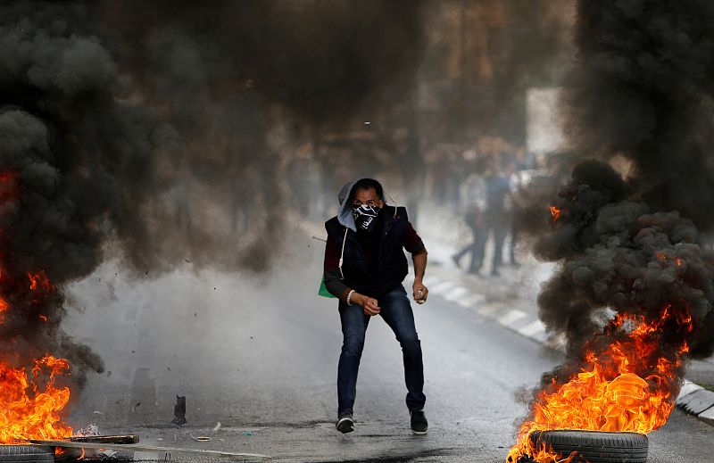 Protestas contra la embajada estadounidense en Jerusalén