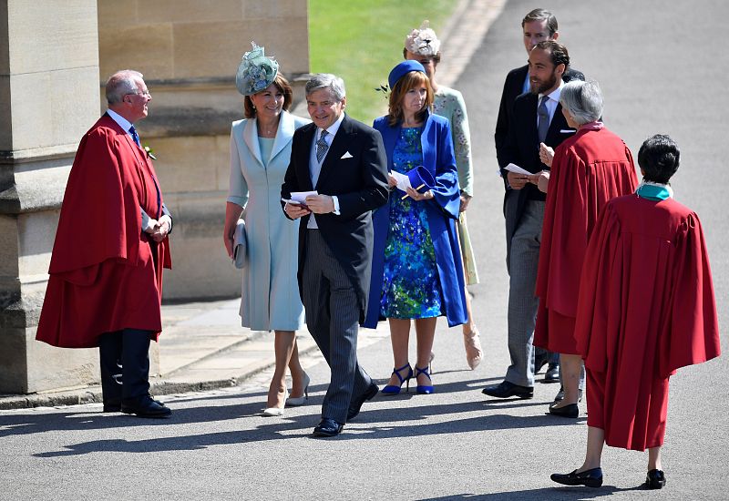 Carol y Michael Middleton, padres de Catalina de Cambridge