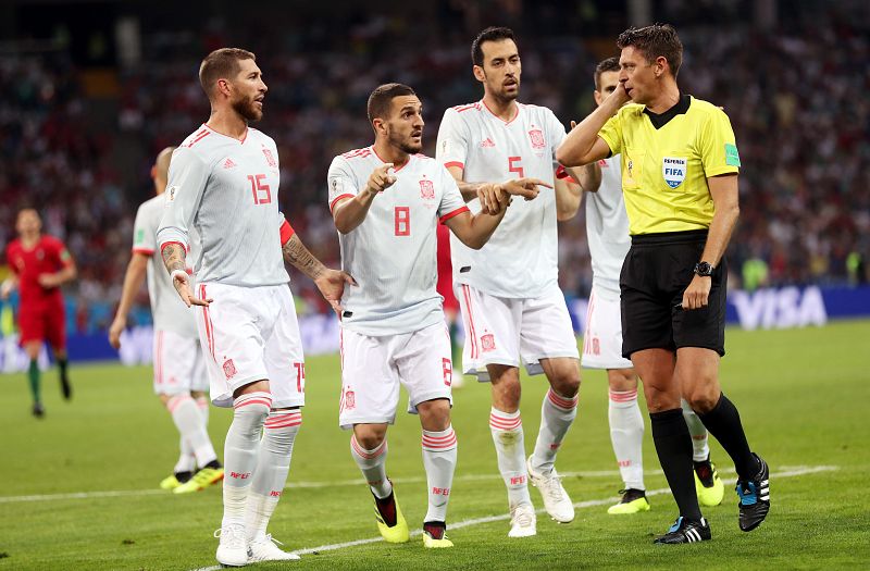 EL VAR EN EL PORTUGAL VS ESPAÑA