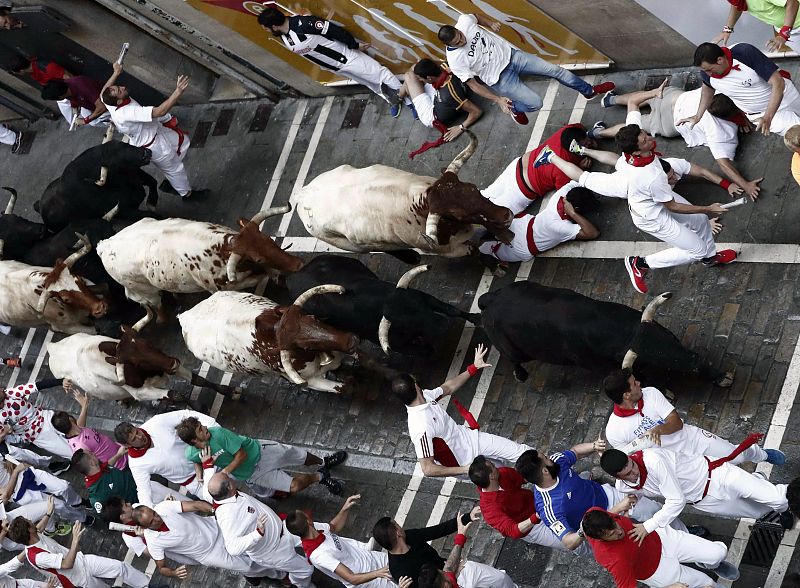 Sexto encierro de los Sanfermines 2018