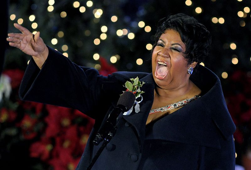 Aretha Franklin, estrella del Rockefeller Center en Nueva York