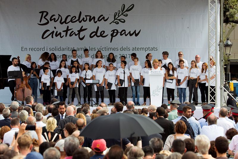 Memorial en la plaza de Cataluña